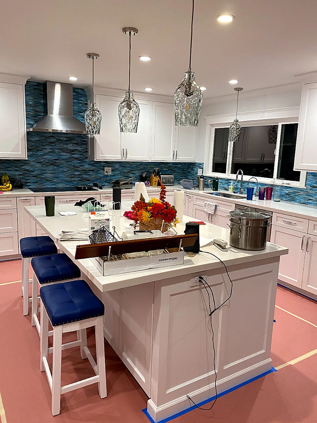 Completed kitchen interior representing a home remodeling project